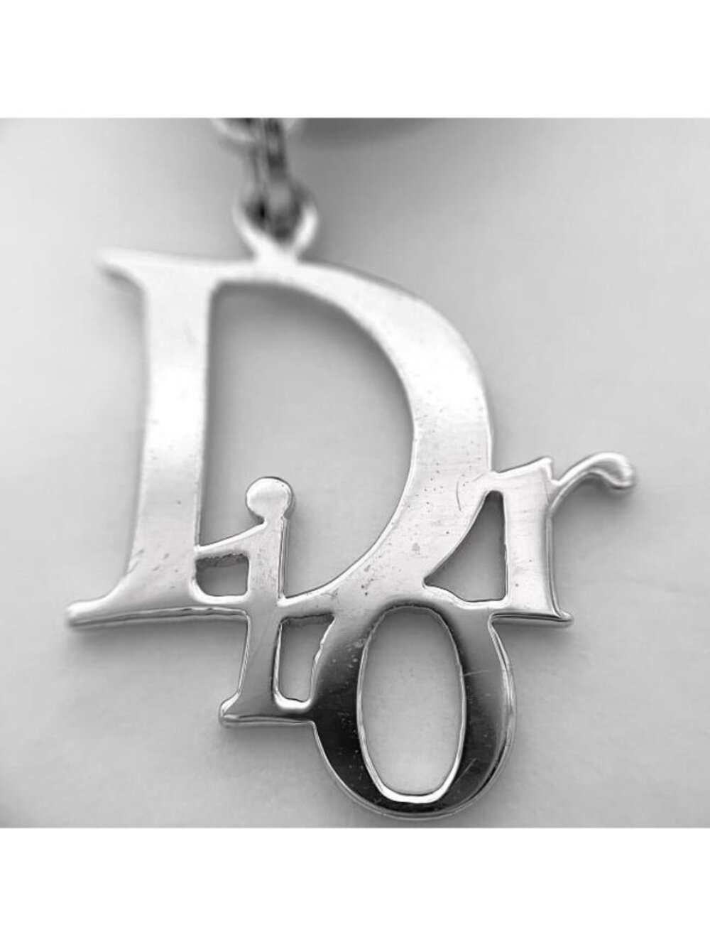 Dior Logo Ring Silver Metal - Picture 8 of 10